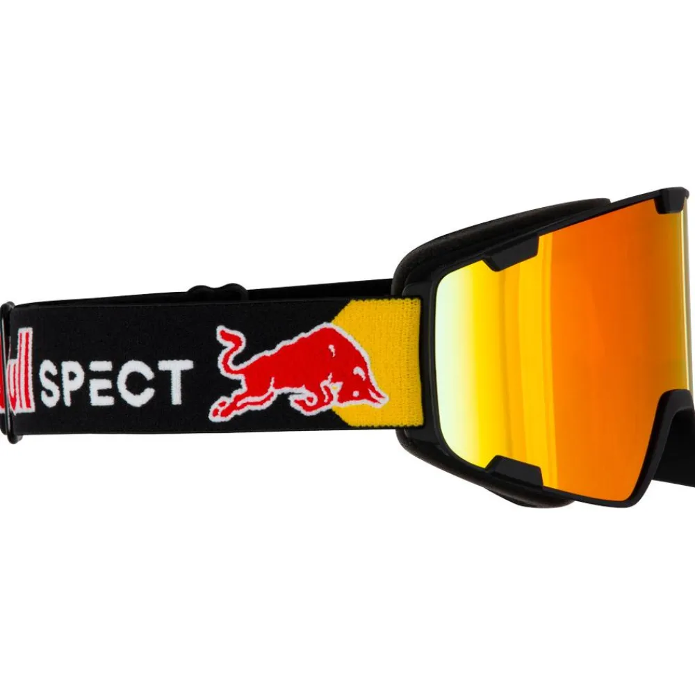 Best Masque de Ski Park Matt Black Orange Red Mirror Femme Masques Femme|Masques Homme
