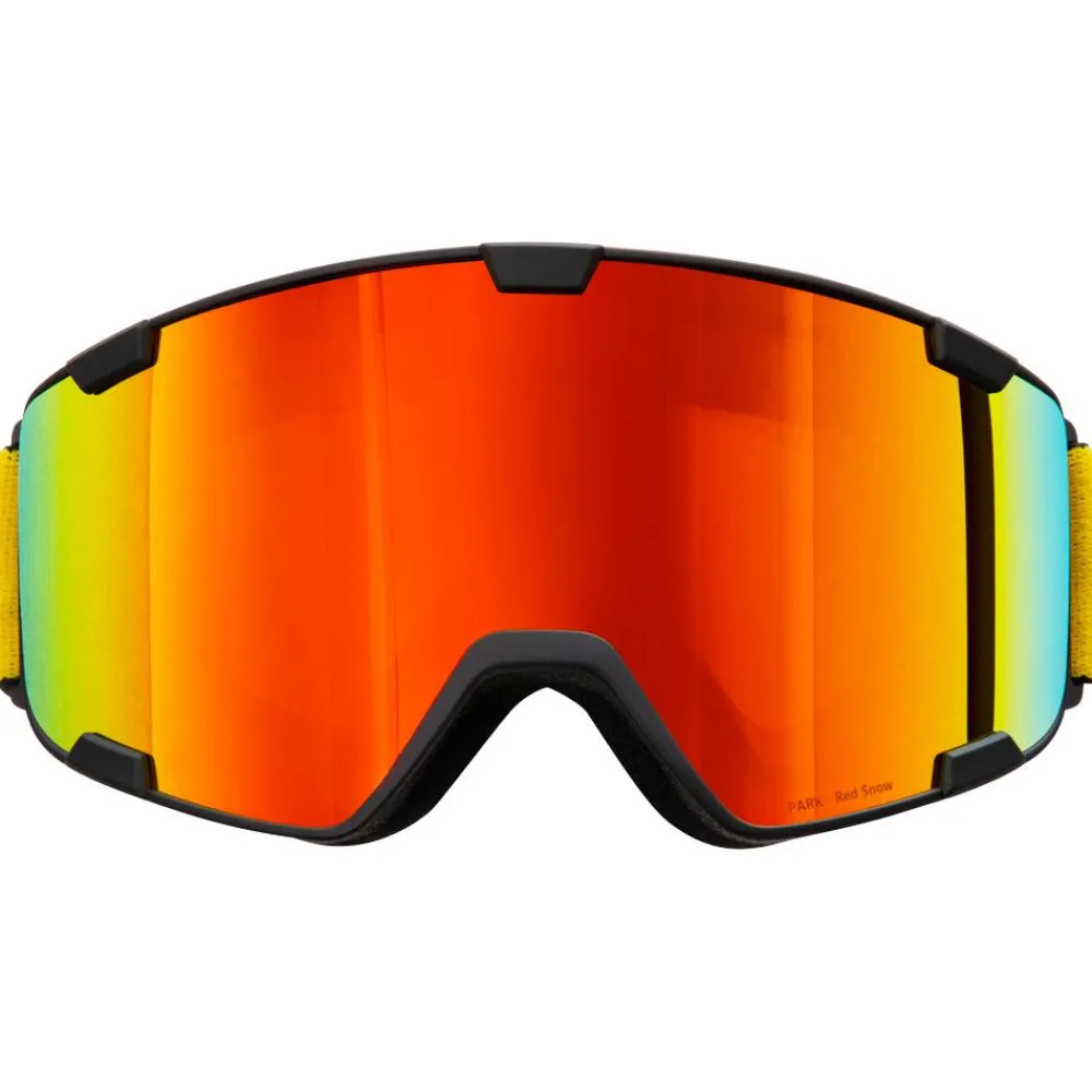 Best Masque de Ski Park Matt Black Orange Red Mirror Femme Masques Femme|Masques Homme