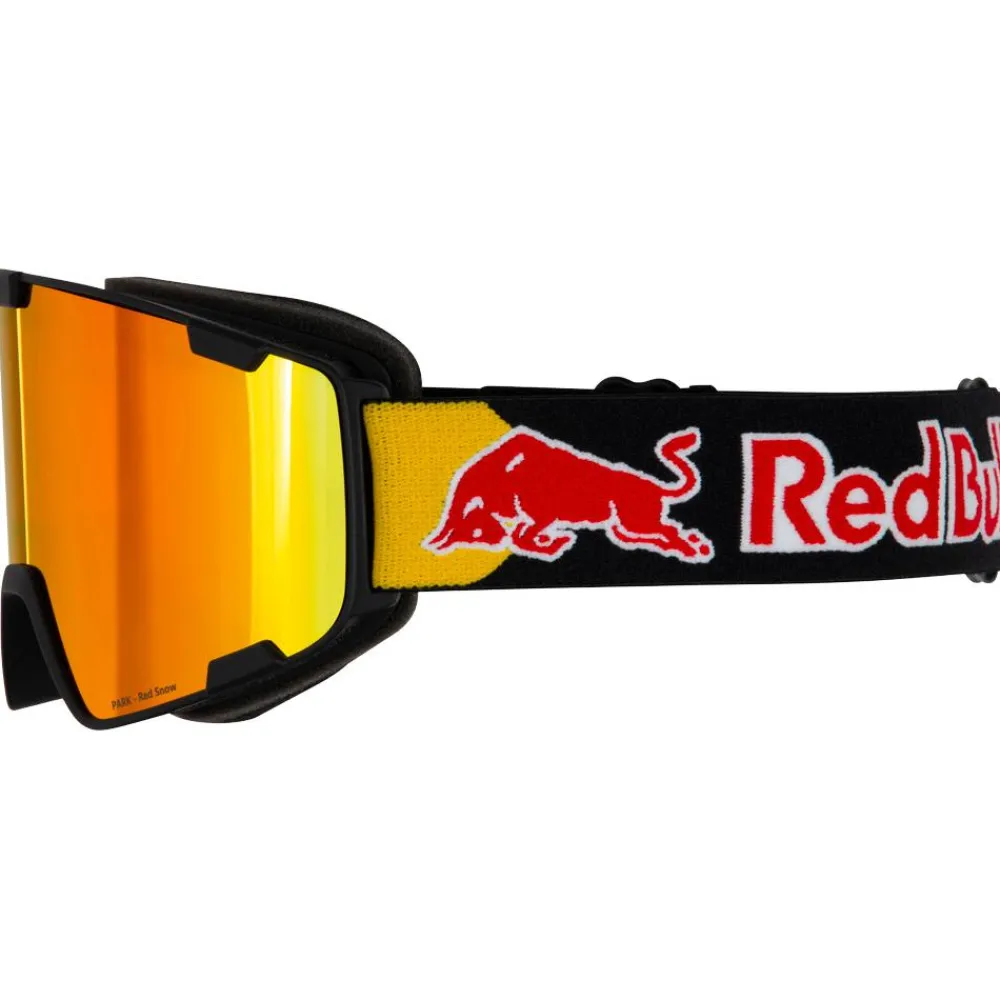 Best Masque de Ski Park Matt Black Orange Red Mirror Femme Masques Femme|Masques Homme
