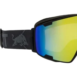 New Masque de Ski Park Black Yellow Snow Grey With Yellow Mirror Femme Masques Femme|Masques Homme
