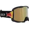 Hot Masque de Ski Solo Matt Black Brown Gold Mirror Snow Homme Masques Homme|Masques Homme