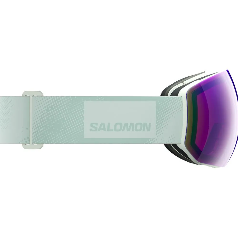 Masques Porteur De Lunettes|Masques Femme<Salomon Masque de Ski Radium Pro S White Moss Sigma Emerald