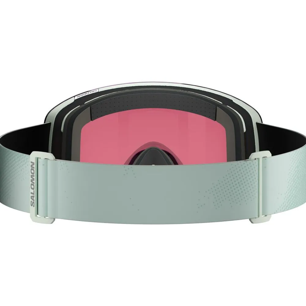 Masques Porteur De Lunettes|Masques Femme<Salomon Masque de Ski Radium Pro S White Moss Sigma Emerald