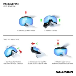 Discount Masque de Ski Radium Pro S Light Bronze Sigma Photo Sky Blue Femme Masques Photochromiques|Masques Femme