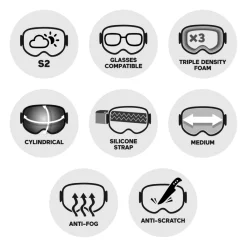 Online Masque de Ski Sentry Pro Otg Black Resort Sigma Silver Pink Femme Masques Porteur De Lunettes|Masques Femme