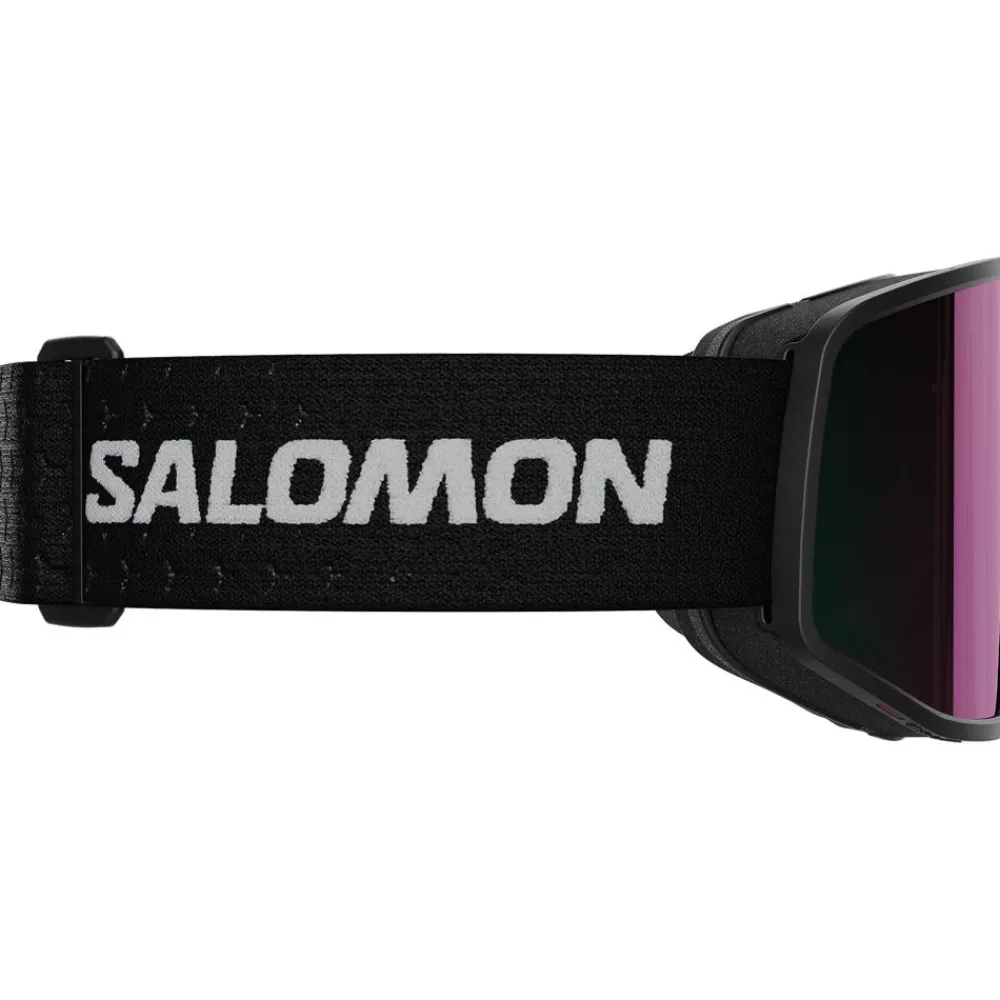 Masques Porteur De Lunettes|Masques Femme<Salomon Masque de Ski Sentry Pro Black Sigma Emerald + Sigma Silver Pink