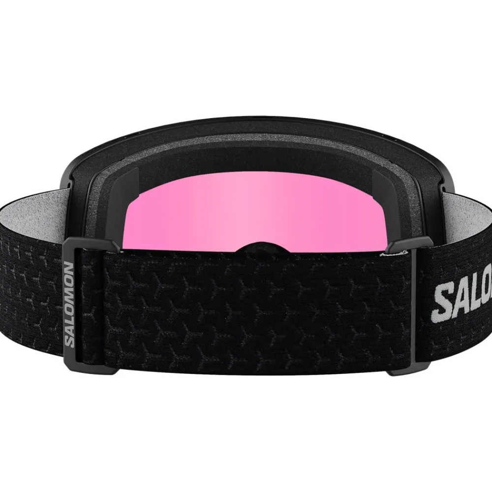 Masques Porteur De Lunettes|Masques Femme<Salomon Masque de Ski Sentry Pro Black Sigma Emerald + Sigma Silver Pink