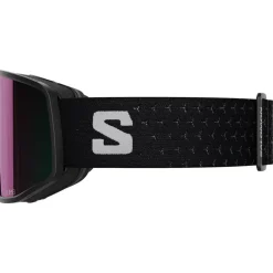 Masques Porteur De Lunettes|Masques Femme<Salomon Masque de Ski Sentry Pro Black Sigma Emerald + Sigma Silver Pink