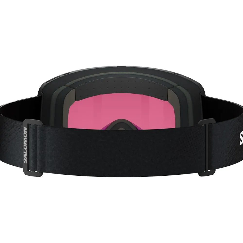 Masques Femme|Masques Homme<Salomon Masque de Ski Sentry Pro S Black Sigma Sky Blue + Sigma Light Blue