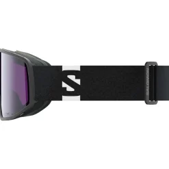Masques Femme|Masques Homme<Salomon Masque de Ski Sentry Pro S Black Sigma Sky Blue + Sigma Light Blue
