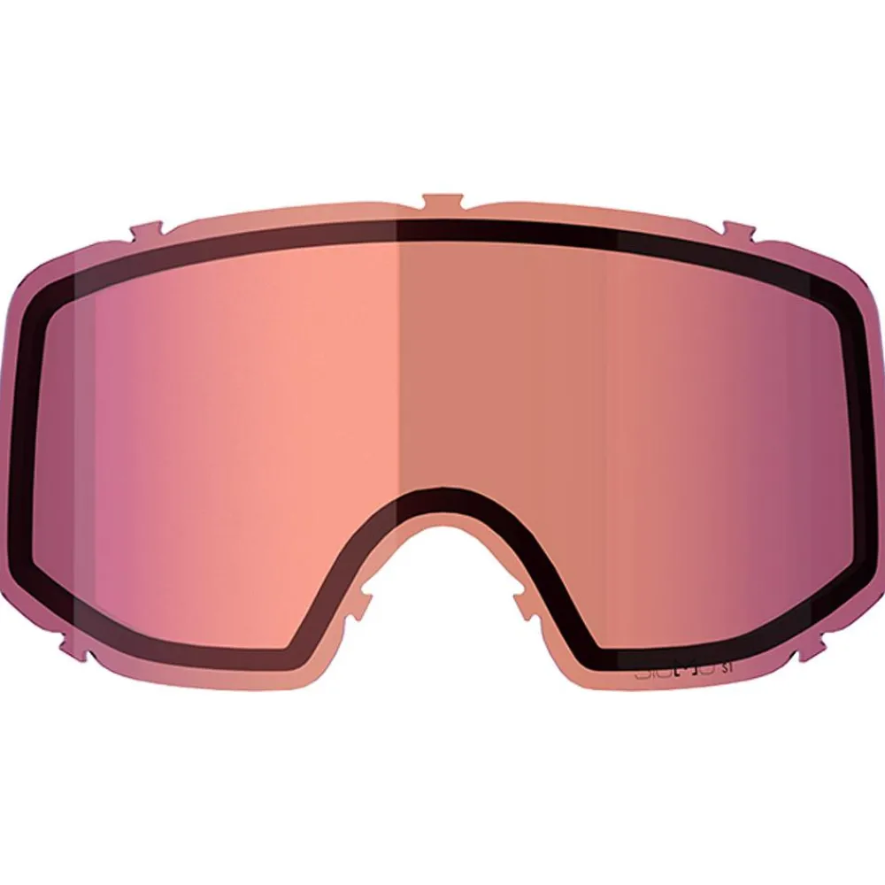 Masques Femme|Masques Homme<Salomon Masque de Ski Sentry Pro S Black Sigma Sky Blue + Sigma Light Blue