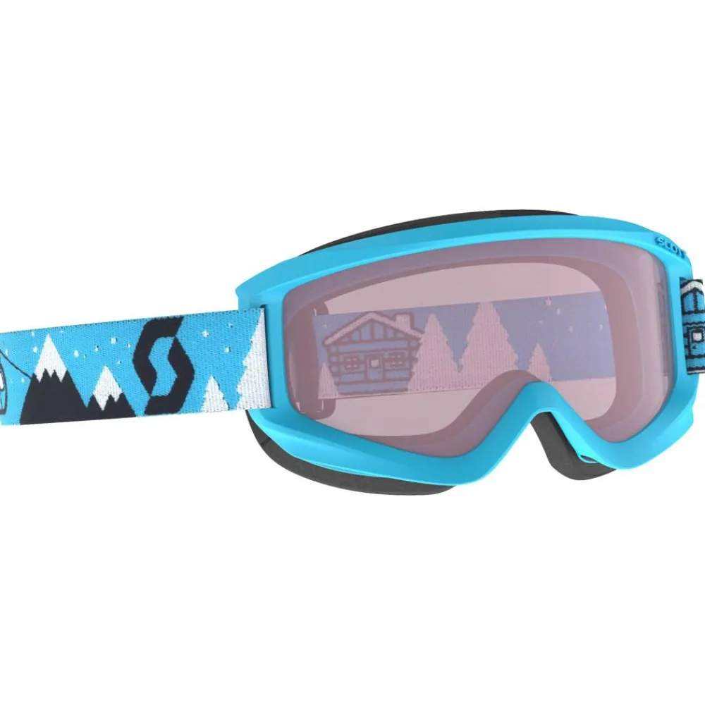 Masques Enfant<Scott Masque de Ski Agent Blue White Enhancer