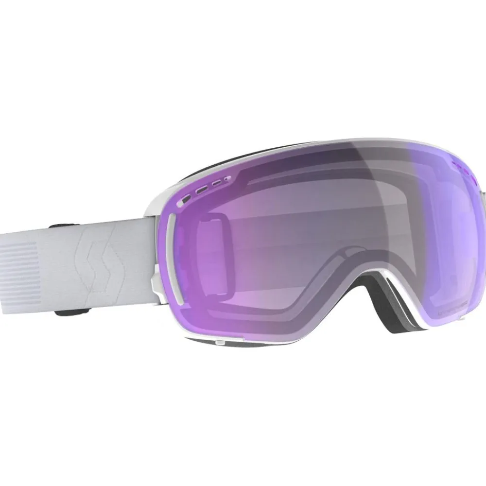 Masques Femme|Masques Photochromiques<Scott Masque de Ski Lcg Compact Mineral White Light Sensitive Blue Chrome