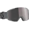 Masque de Ski Shield Recycled Raw Grey Enhancer Silver Chrome Femme Masques Femme|Masques Homme