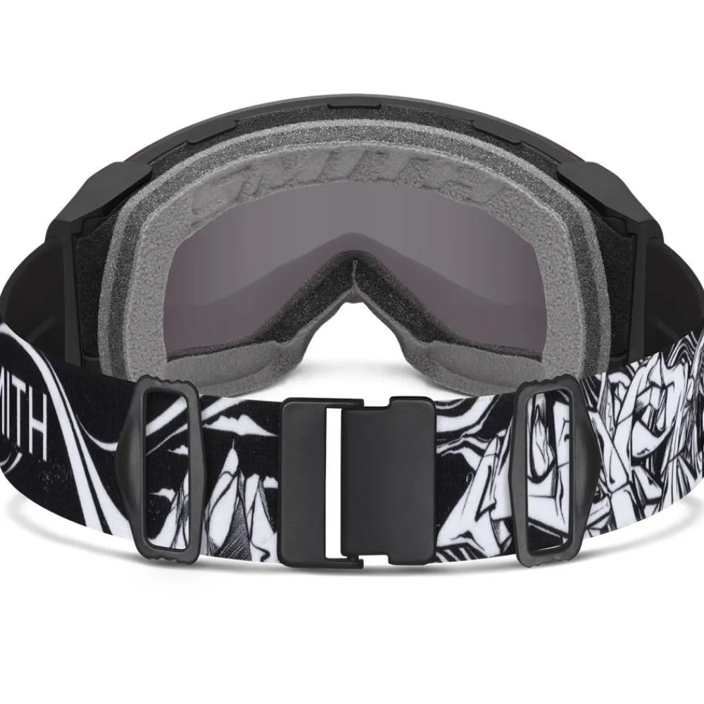 Clearance Masque de Ski 4D Mag Ac Markus Eder Chromapop Sun Black + Chromapop Storm Blue Sensor Mirror Femme Masques Femme|Masques Homme