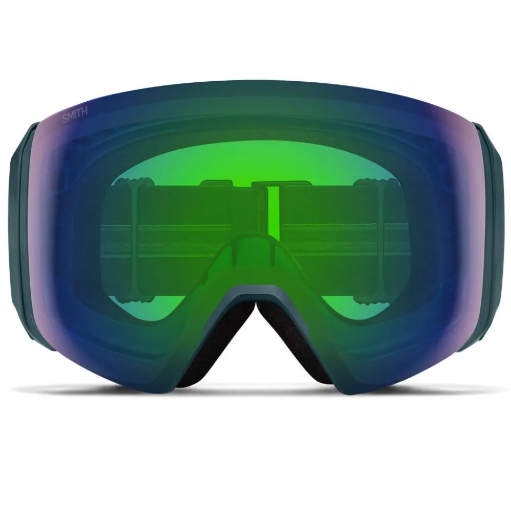 Discount Masque de Ski 4D Mag XL Pacific Chromapop Everyday Green Mirror + Chromapop Storm Blue Sensor Mirror Femme Masques Porteur De Lunettes|Masques Femme