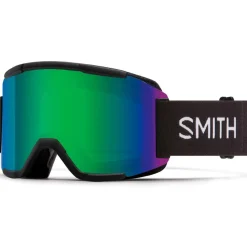 Masques Homme<Smith Masque de Ski Forum Black Green Sol-X Mirror