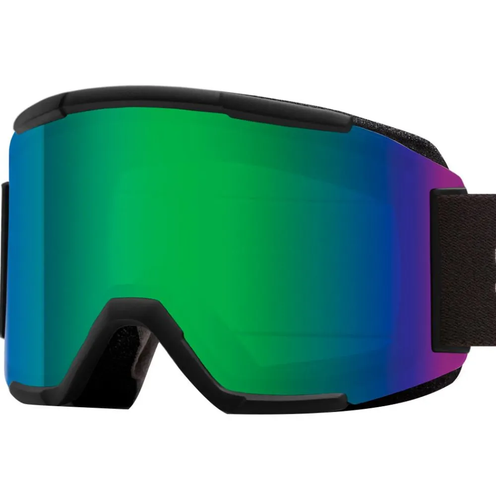 Masques Homme<Smith Masque de Ski Forum Black Green Sol-X Mirror