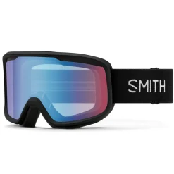 Masques Femme|Masques Homme<Smith Masque de Ski Frontier Black Blue Sensor Mirror