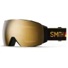 Masques Femme|Masques Homme<Smith Masque de Ski I/O Mag Speed Racer Chromapop Sun Black Gold Mirror + Chromapop Storm Blue Sensor Mirror