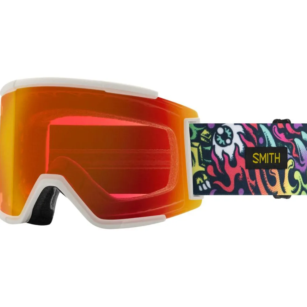 Discount Masque de Ski Squad XL Artist Series | Tall Boy Chromapop Everyday Red Mirror + Chromapop Storm Yellow Flash Homme Masques Homme