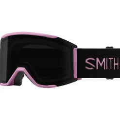 Masques Homme|Masques Femme<Smith Masque de Ski Squad Mag Proper Pink Chromapop Sun Black + Chromapop Storm Blue Sensor Mirror