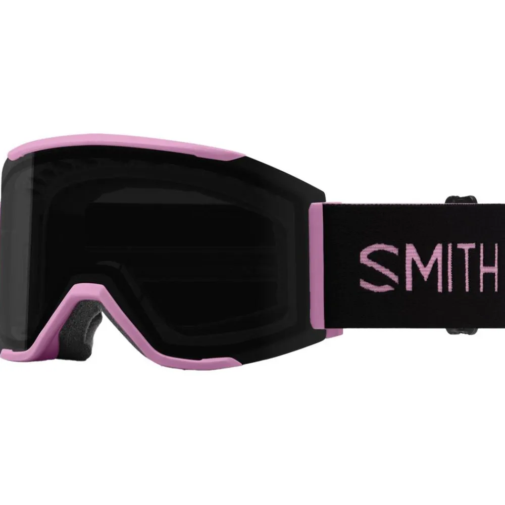 Masques Homme|Masques Femme<Smith Masque de Ski Squad Mag Proper Pink Chromapop Sun Black + Chromapop Storm Blue Sensor Mirror