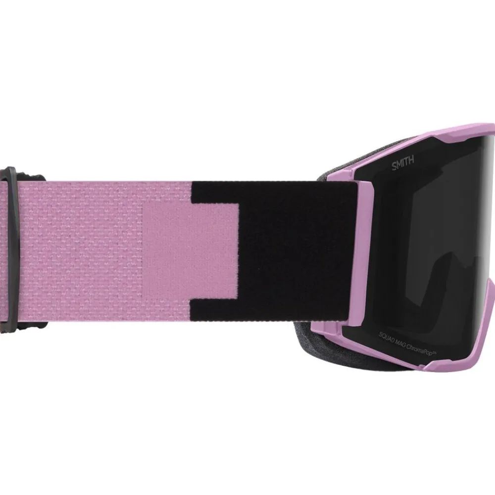 Masques Homme|Masques Femme<Smith Masque de Ski Squad Mag Proper Pink Chromapop Sun Black + Chromapop Storm Blue Sensor Mirror