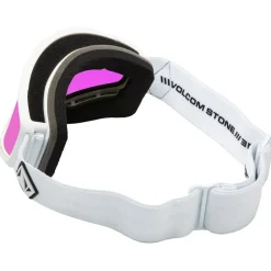 Masque de Ski Attunga Matte White Pink Chrome Femme Masques Femme|Masques Homme