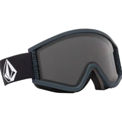 Masques Homme|Masques Porteur De Lunettes<Volcom Masque de Ski Hijinx Matte Black Smoke