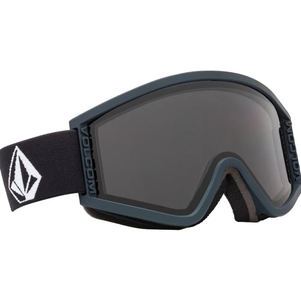 Masques Homme|Masques Porteur De Lunettes<Volcom Masque de Ski Hijinx Matte Black Smoke