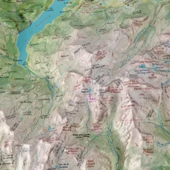 Carte 3D<Deniveles Massif Du Beaufortain + Cadre