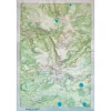 Carte 3D<Deniveles Massif du Sancy (Summer) + Cadre