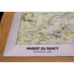 Carte 3D<Deniveles Massif du Sancy (Summer) + Cadre
