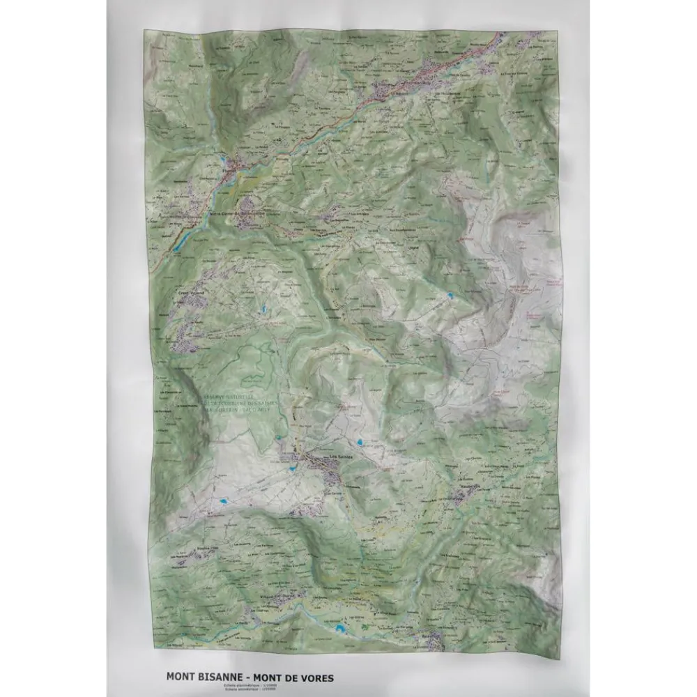New Mont Bisanne & Mont De Vores (Summer) + Cadre Carte 3D