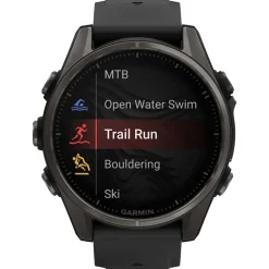 Discount Montres GPS Fenix 8 Amoled Sapphire Titane Carbon Gray DLC Noir Gris Galet Montres Gps|Montre Connectée
