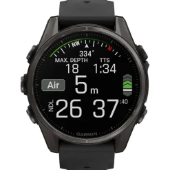 Discount Montres GPS Fenix 8 Amoled Sapphire Titane Carbon Gray DLC Noir Gris Galet Montres Gps|Montre Connectée