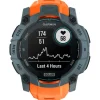 Montres Gps|Montre Connectée<Garmin Montres GPS Instinct 3 Solar Bleu Crépuscule Avec Bracelet Orange