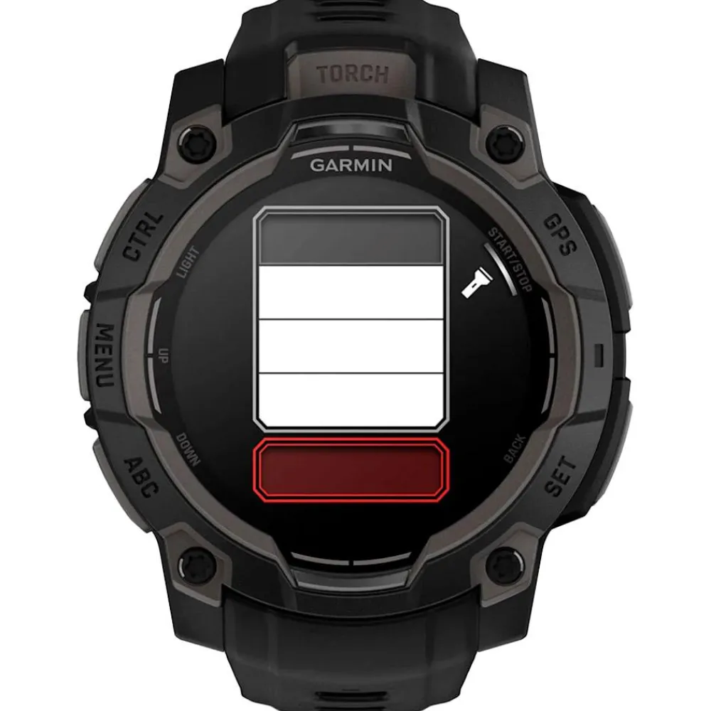 Montres Gps|Montre Connectée<Garmin Montres GPS Instinct 3 Amoled Noir Avec Bracelet Noir