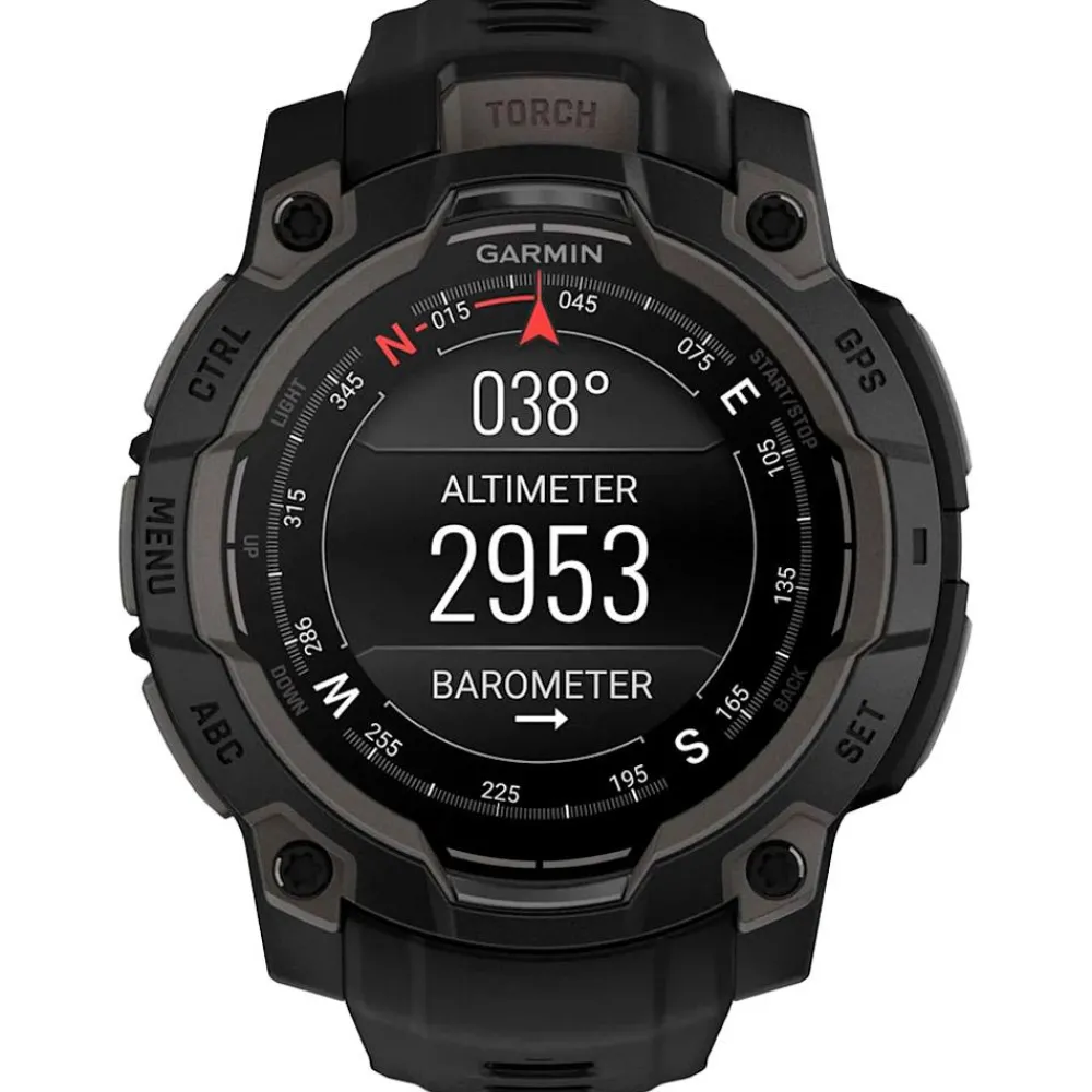 Montres Gps|Montre Connectée<Garmin Montres GPS Instinct 3 Amoled Noir Avec Bracelet Noir