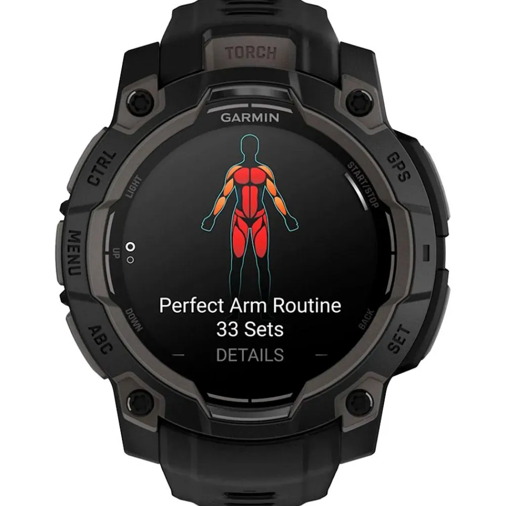 Montres Gps|Montre Connectée<Garmin Montres GPS Instinct 3 Amoled Noir Avec Bracelet Noir
