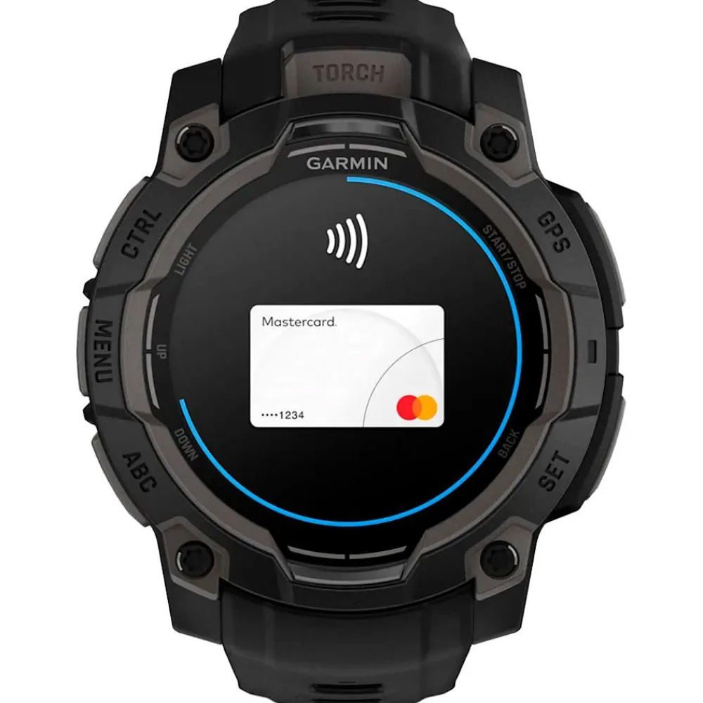Montres Gps|Montre Connectée<Garmin Montres GPS Instinct 3 Amoled Noir Avec Bracelet Noir