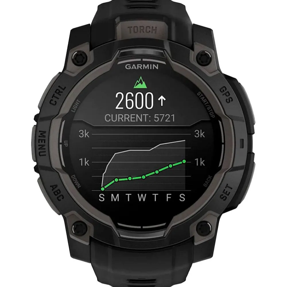 Montres Gps|Montre Connectée<Garmin Montres GPS Instinct 3 Amoled Noir Avec Bracelet Noir