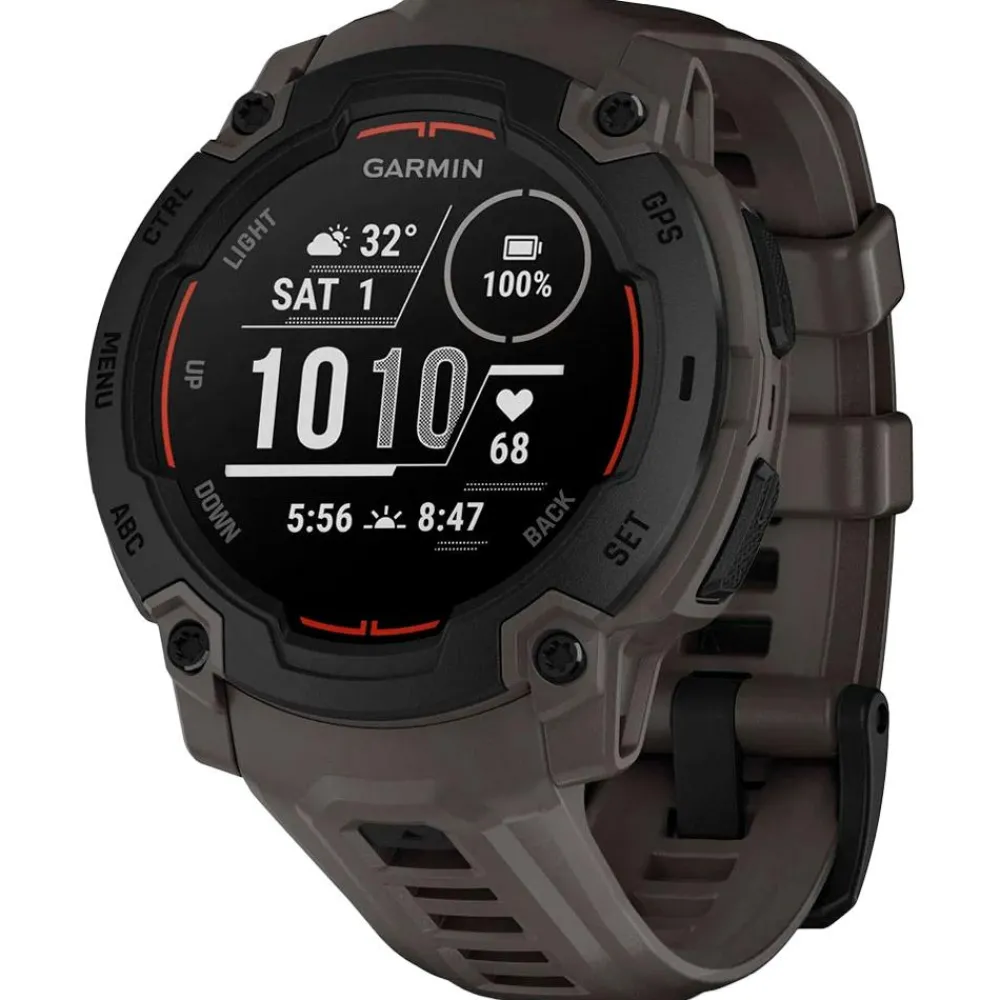 Montres Gps|Montre Connectée<Garmin Montres GPS Instinct E Noire Avec Bracelet Gris Charbon
