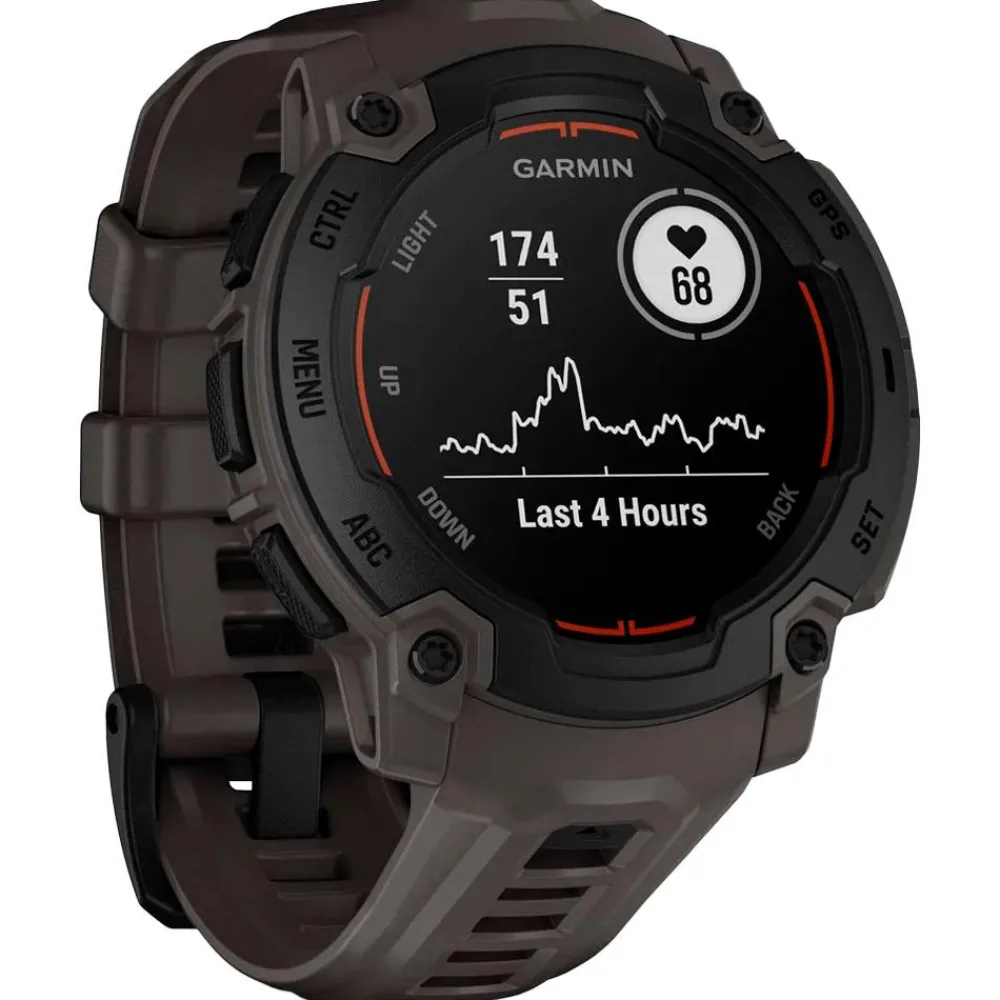Montres Gps|Montre Connectée<Garmin Montres GPS Instinct E Noire Avec Bracelet Gris Charbon