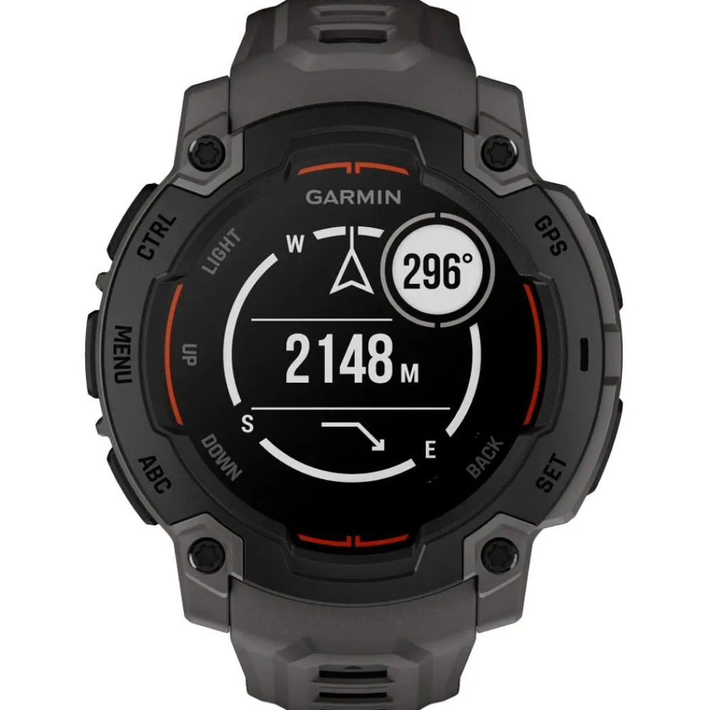 Montres Gps|Montre Connectée<Garmin Montres GPS Instinct E Noire Avec Bracelet Gris Charbon