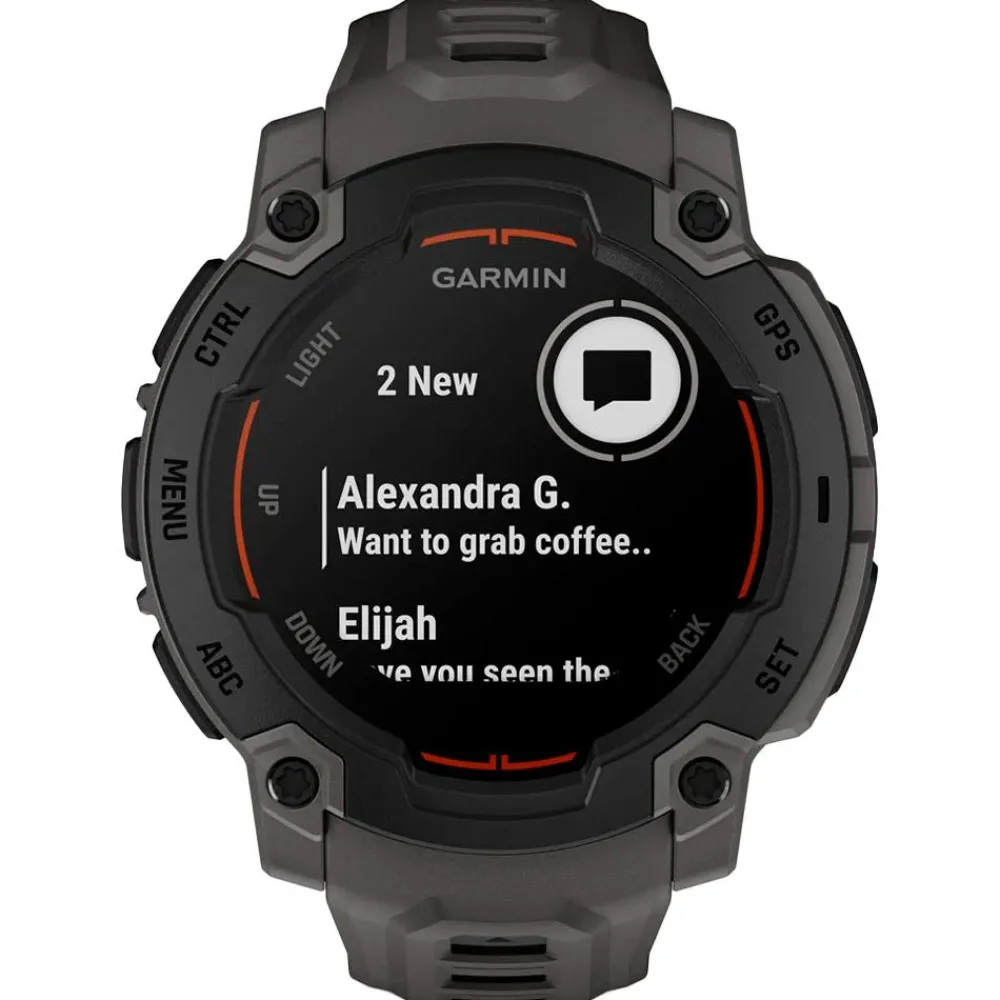 Montres Gps|Montre Connectée<Garmin Montres GPS Instinct E Noire Avec Bracelet Gris Charbon