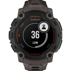 Montres Gps|Montre Connectée<Garmin Montres GPS Instinct E Noire Avec Bracelet Gris Charbon