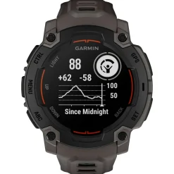 Montres Gps|Montre Connectée<Garmin Montres GPS Instinct E Noire Avec Bracelet Gris Charbon