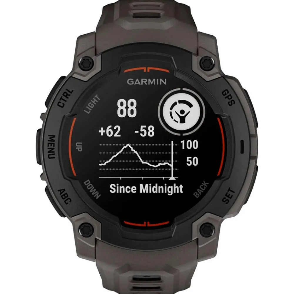 Montres Gps|Montre Connectée<Garmin Montres GPS Instinct E Noire Avec Bracelet Gris Charbon